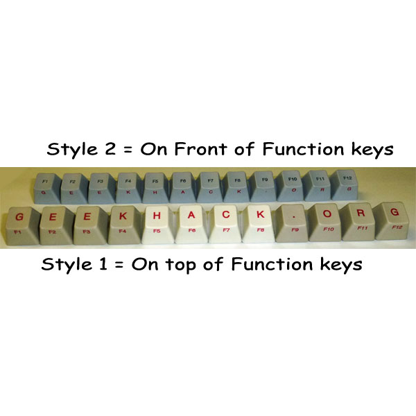 Geek Hack Function Keys