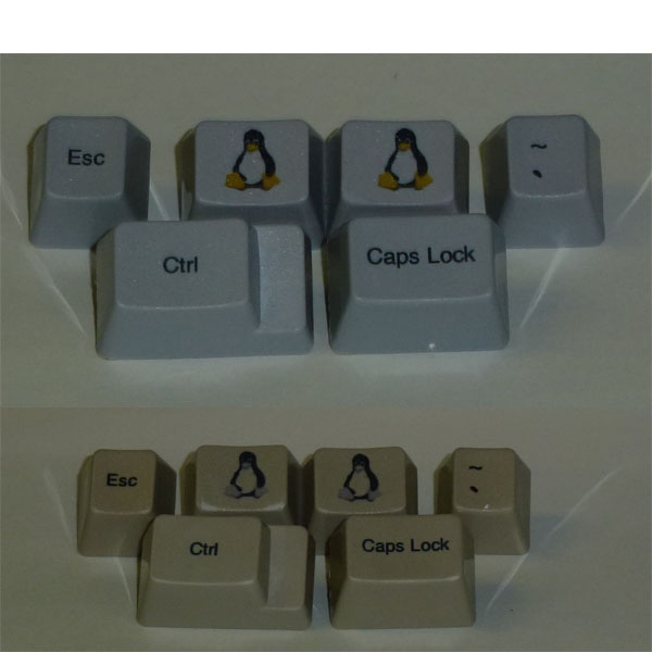 Linux Tux Key Set