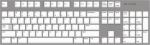 US ANSI 103 Keyboard Layout