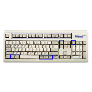 Apple buckling spring keyset (25 keys)
